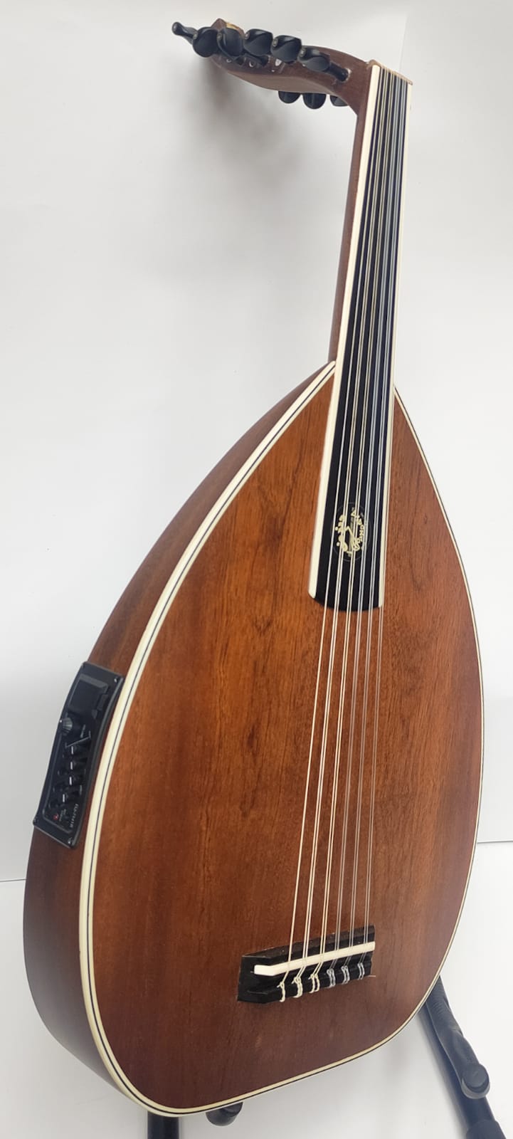 elctro acoustic oud brown